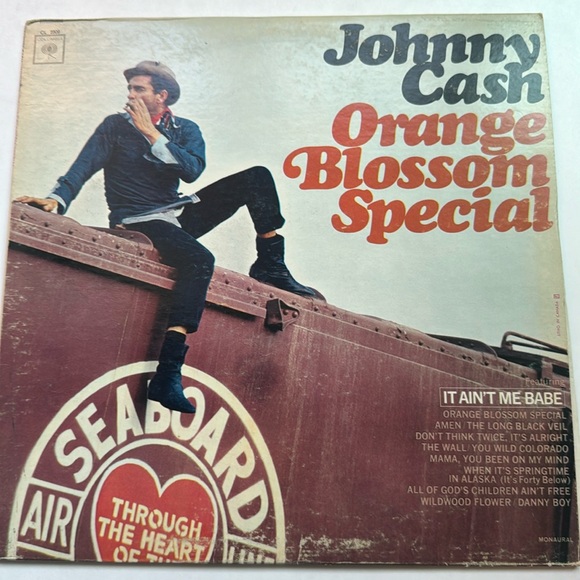Johnny Cash - orange blossom special - vintage vinyl record - condition is G - Picture 1 of 6